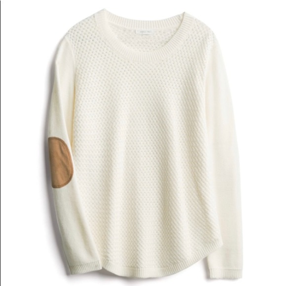 Josey Elbow Patch Pullover Sweater 